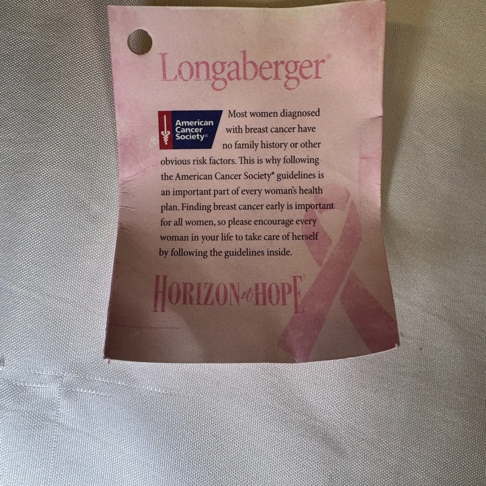 Longaberger handwoven decorative